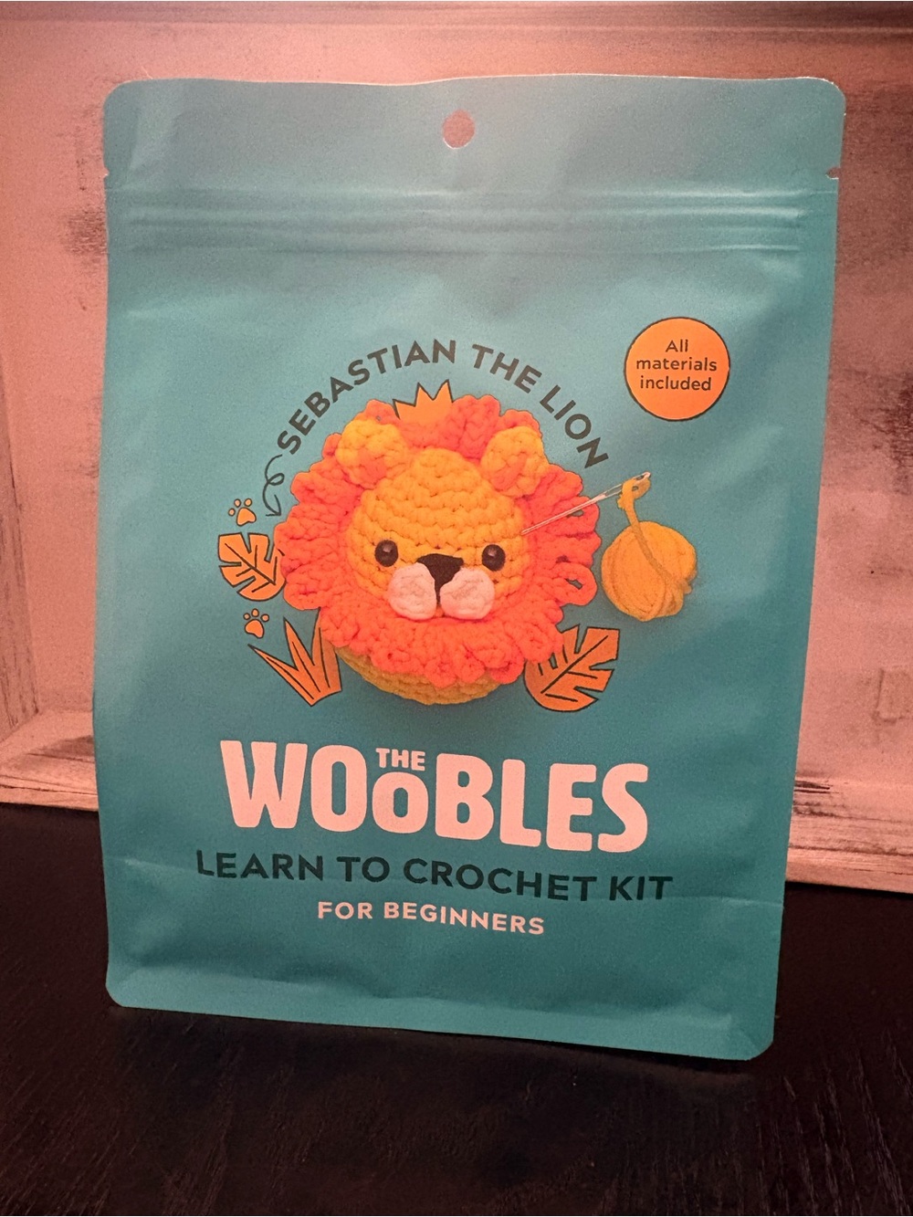Sebastian the Lion Crochet Kit